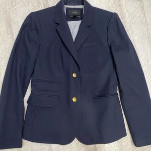 J. Crew Navy Blue Schoolhouse Blazer